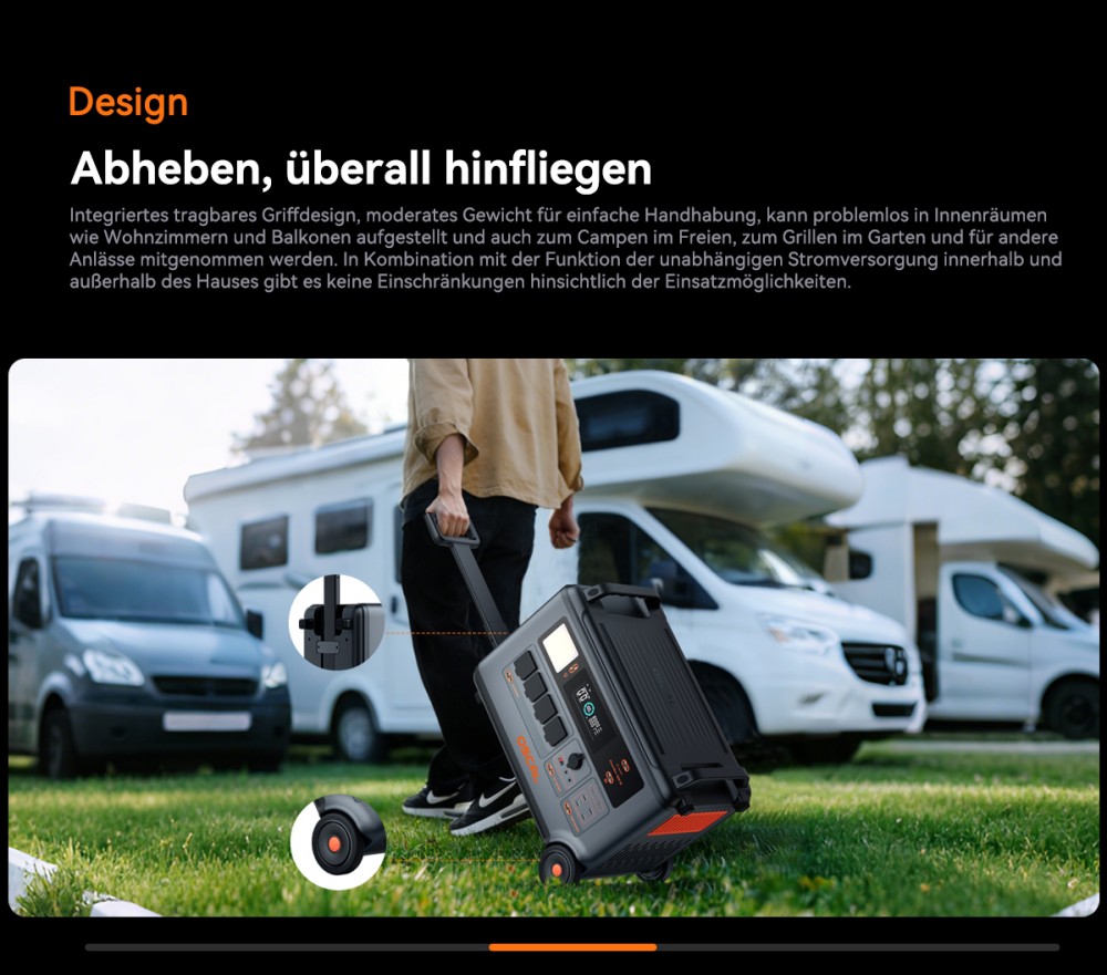 Oscal PowerMax 3600SE Tragbare Powerstation, 3600Wh LiFePO4-Akku, 3600W Reiner Sinuswellenausgang, 4500W Spitzenleistung, 6 LED-Lichtmodi, USB-C 100W, App-Steuerung, Schnellladung, Solargenerator für Hausnotstrom, Wohnmobil, Camping - EU-Stecker