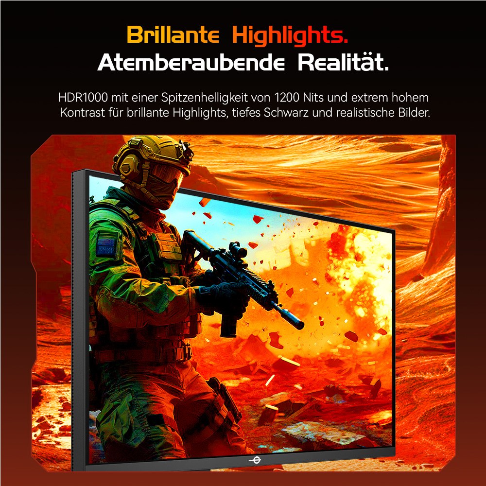 TITAN ARMY P276MS Gaming-Monitor, 27