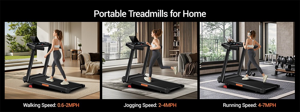 ROBORE SF10 futópad 15%-os lejtéssel, elektromos futópad 12KM/H, összecsukható futópad otthonra 3,0 LE-s motorral és LED kijelzővel, maximális terhelés 120 kg