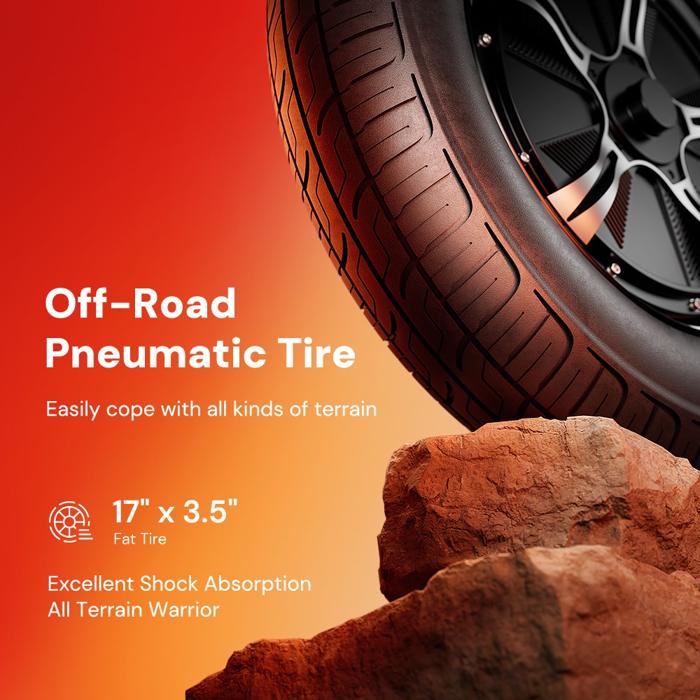 iScooter DX5Pro Elektroroller, 2000-W-B&uuml;rstenlosmotor, 60 km/h H&ouml;chstgeschwindigkeit, 52-V-20-Ah-Akku, bis zu 100 km Reichweite, 17-Zoll-Fat-Tubeless-Reifen, Diebstahlalarm, TCS-Antirutschsystem, hydraulische Scheibenbremsen vorne und hinten + E-Bremse, NFC-Entsperrung, 150 kg Zuladung