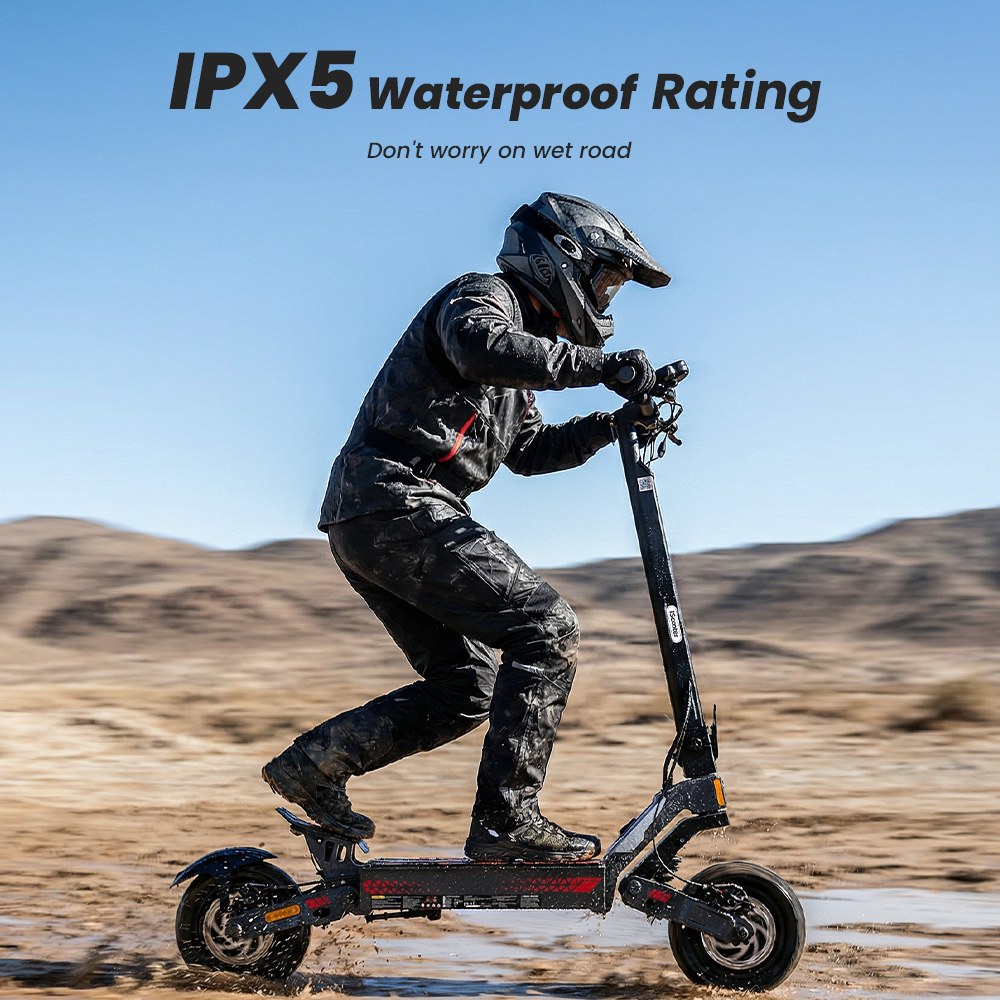 iScooter iF1 Foldable Electric Scooter, 1200W motor, 48V 10Ah batéria, max. rýchlosť 45 km/h, dojazd 40&ndash;50 km, 10-palcové vákuové terénne pneumatiky, predné & zadné kotúčové brzdy + brzdový systém E-ABS, vodotesnosť IPX5, podpora aplikácie iScooter Club, max. zaťaženie 150 kg