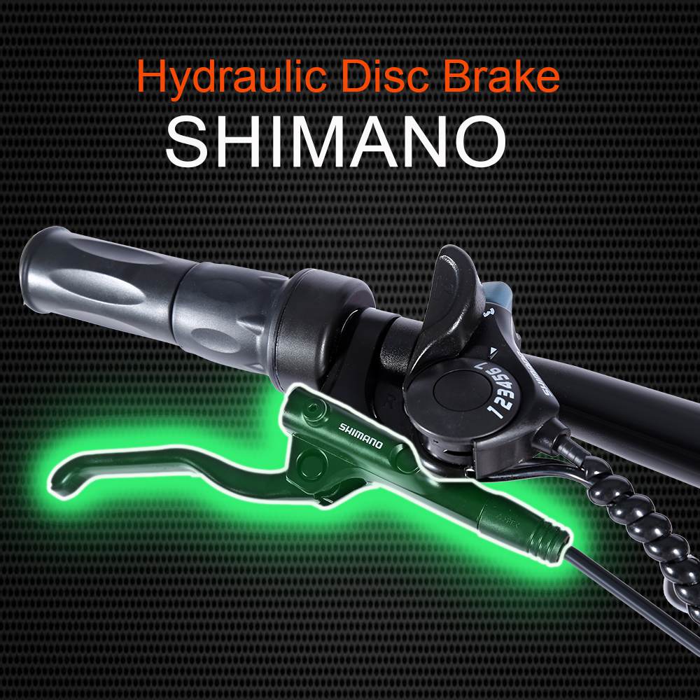 RANDRIDE YG90A Vélo électrique, Moteur 1000W, Vitesse max 45km/h, Batterie amovible 48V 17Ah, Autonomie max 70-90KM, Pneus 27.5*2.4'' CST, Charge 120kg, Shimano 21 vitesses, Frein hydraulique - Bleu