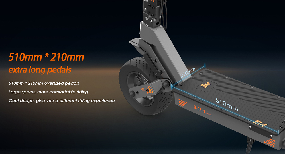 KuKirin G4 (version 2026) Trottinette électrique, moteur 2000W, batterie 60V 20Ah, pneus de 11 pouces, vitesse maximale de 70 km/h, autonomie de 75 km, freins à disque avant et arrière, amortisseur à quatre bras.
