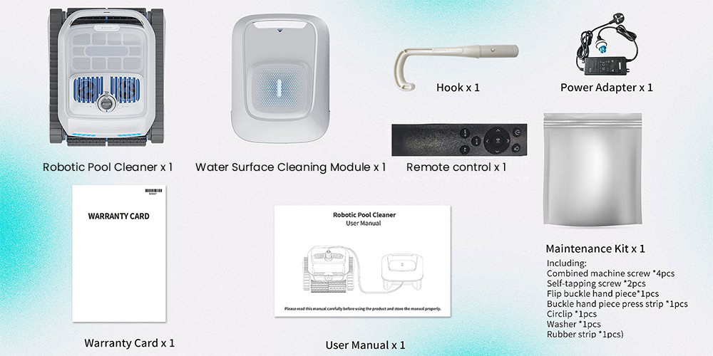 AIRROBO CP402 Cordless Robotic Pool Cleaner, Smart Path Planning, 4 Motors & Dual Roller Brushes, 10400mAh Battery, 2H Runtime, 10× Cleaning Efficiency, Floor/Wall/Waterline Cleaning, 90° Wall Climbing, 4L Top-Load Filter, IP68