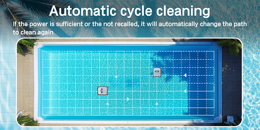 AIRROBO CP402 Cordless Robotic Pool Cleaner, Smart Path Planning, 4 Motors & Dual Roller Brushes, 10400mAh Battery, 2H Runtime, 10× Cleaning Efficiency, Floor/Wall/Waterline Cleaning, 90° Wall Climbing, 4L Top-Load Filter, IP68