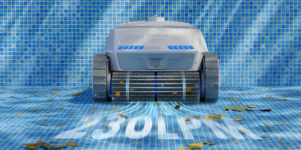AIRROBO CP402 Cordless Robotic Pool Cleaner, Smart Path Planning, 4 Motors & Dual Roller Brushes, 10400mAh Battery, 2H Runtime, 10× Cleaning Efficiency, Floor/Wall/Waterline Cleaning, 90° Wall Climbing, 4L Top-Load Filter, IP68