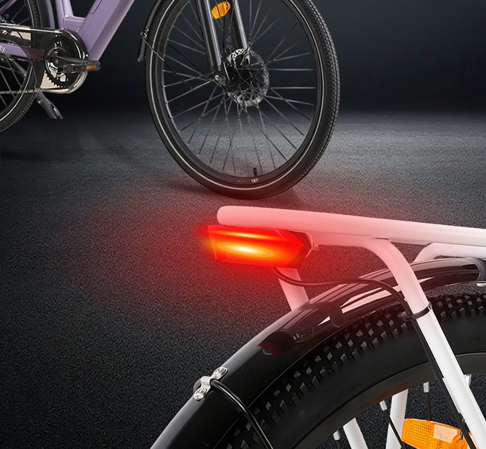 Cysum X-city Electric Bike, 250W motor, 48V 10,4Ah vymeniteľná batéria, max. rýchlosť 25 km/h, dojazd 100 km, 26×1.95-palcové terénne pneumatiky, predné & zadné kotúčové brzdy, 7-stupňový pohon