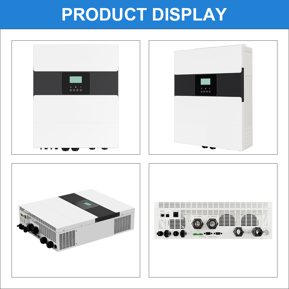 DAXTROMN 10,2 kW Hybrid-Solarwechselrichter, 48 V Sinuswelle, 2 MPPTs, max. 500 V PV-Eingangsspannung, 120 A PV-Ladestrom, 16.000 VA Spitzenleistung, Parallel- und Dreiphasenunterst&uuml;tzung, USB/RS485/CAN-&Uuml;berwachung