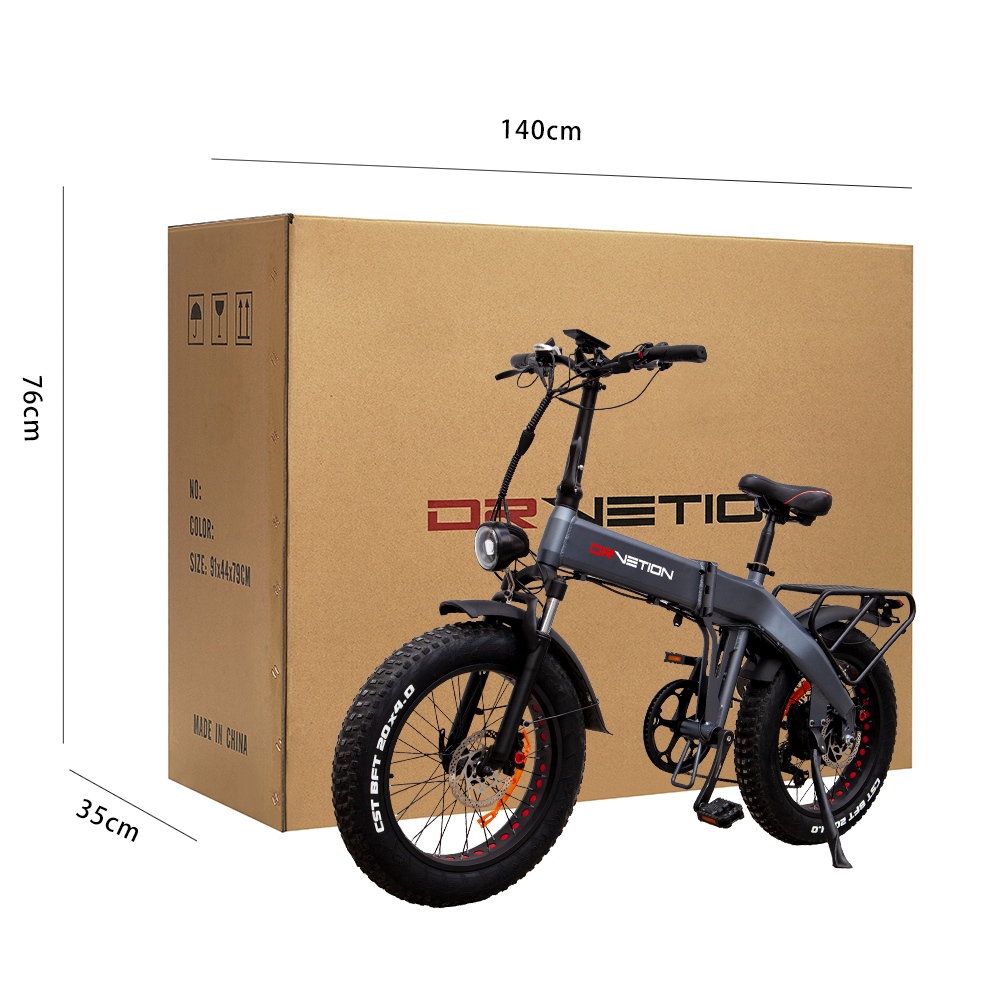 DRVETION BT20 1000W Faltbares Elektrofahrrad, 20