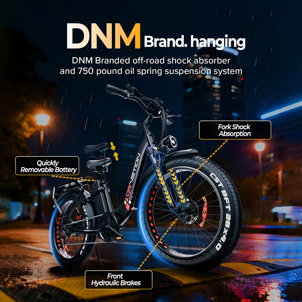 DRVETION CTR26 1000W Elektrofahrrad, 26