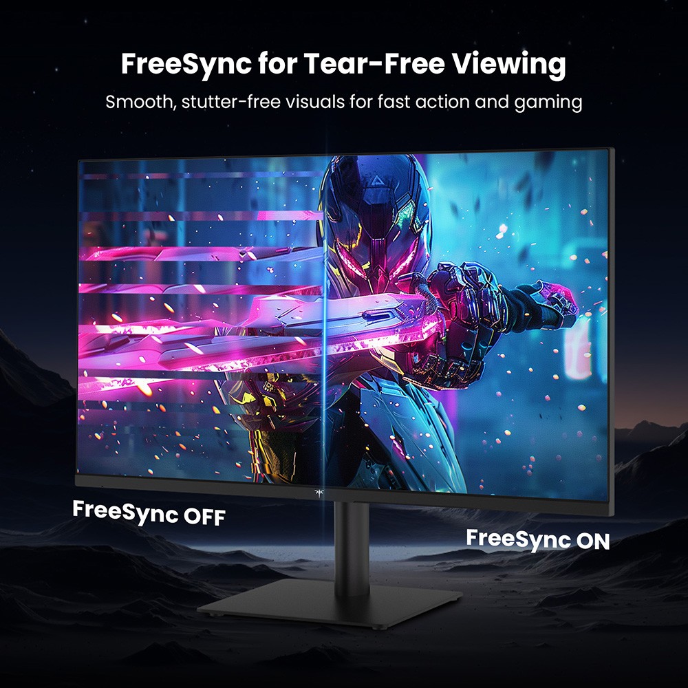 KTC H27T27 B&uuml;romonitor, 27 Zoll 2560&times;1440 2K QHD Fast IPS Bildschirm, 120Hz OC Bildwiederholfrequenz, 99% sRGB, HDR, FreeSync & G-Sync kompatibel, Blaulichtfilter & flimmerfrei, verstellbarer Neigungsst&auml;nder, 100&times;100mm VESA-Halterung