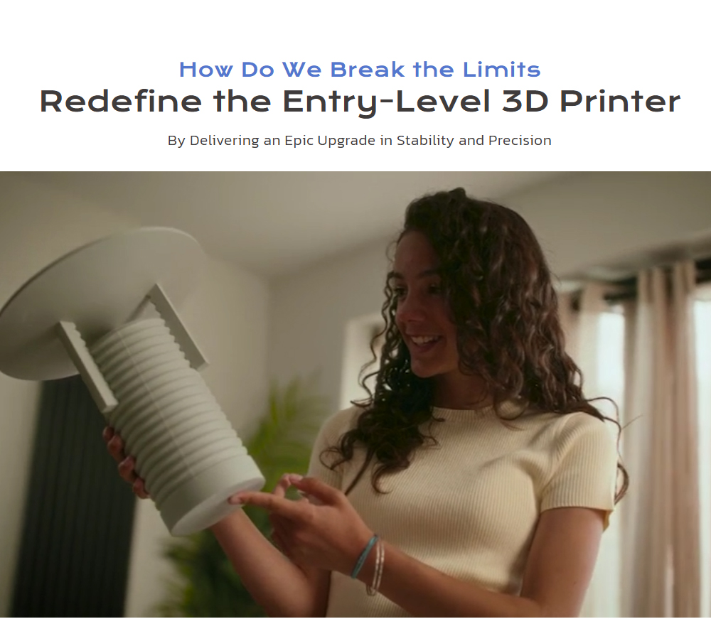 QIDI Q2 Combo 3D-Drucker, 600 mm/s Hochgeschwindigkeitsdruck, CoreXY, 4-Farben-Multimaterialdruck, 370 &deg;C Hotend, 65 &deg;C beheizte Kammer, automatische Nivellierung, KI-Kamera&uuml;berwachung, automatischer Filamentnachschub, 270 &times; 270 &times; 256 mm Bauraum