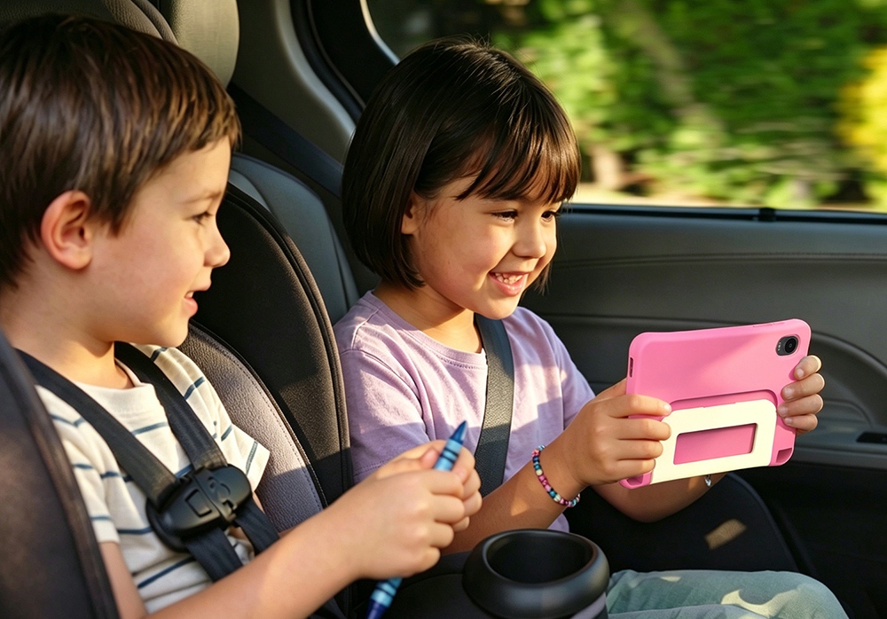Tablette pour enfants ALLDOCUBE Kido, Android 15 Go, &eacute;cran HD IPS 8 pouces, 3 Go de RAM + 32 Go de ROM, application iWawa Kids, contr&ocirc;le parental, batterie 5000 mAh, double cam&eacute;ra, microSD jusqu'&agrave; 512 Go, Wi-Fi 5, Bluetooth 5.0