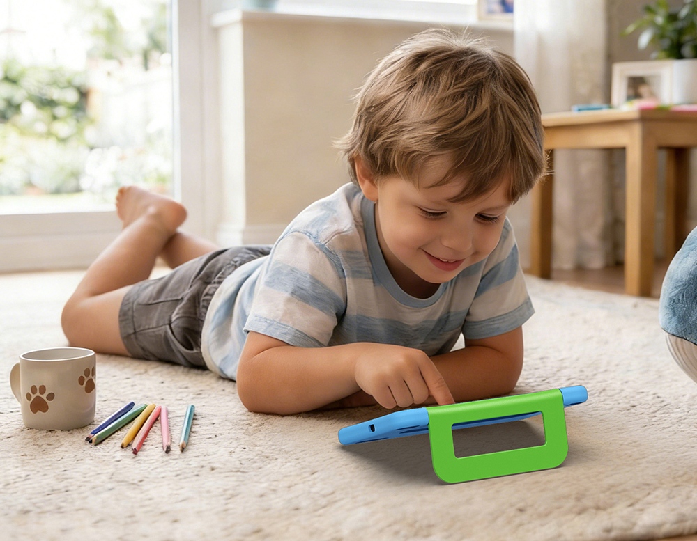 Tablette pour enfants ALLDOCUBE Kido, Android 15 Go, &eacute;cran HD IPS 8 pouces, 3 Go de RAM + 32 Go de ROM, application iWawa Kids, contr&ocirc;le parental, batterie 5000 mAh, double cam&eacute;ra, microSD jusqu'&agrave; 512 Go, Wi-Fi 5, Bluetooth 5.0