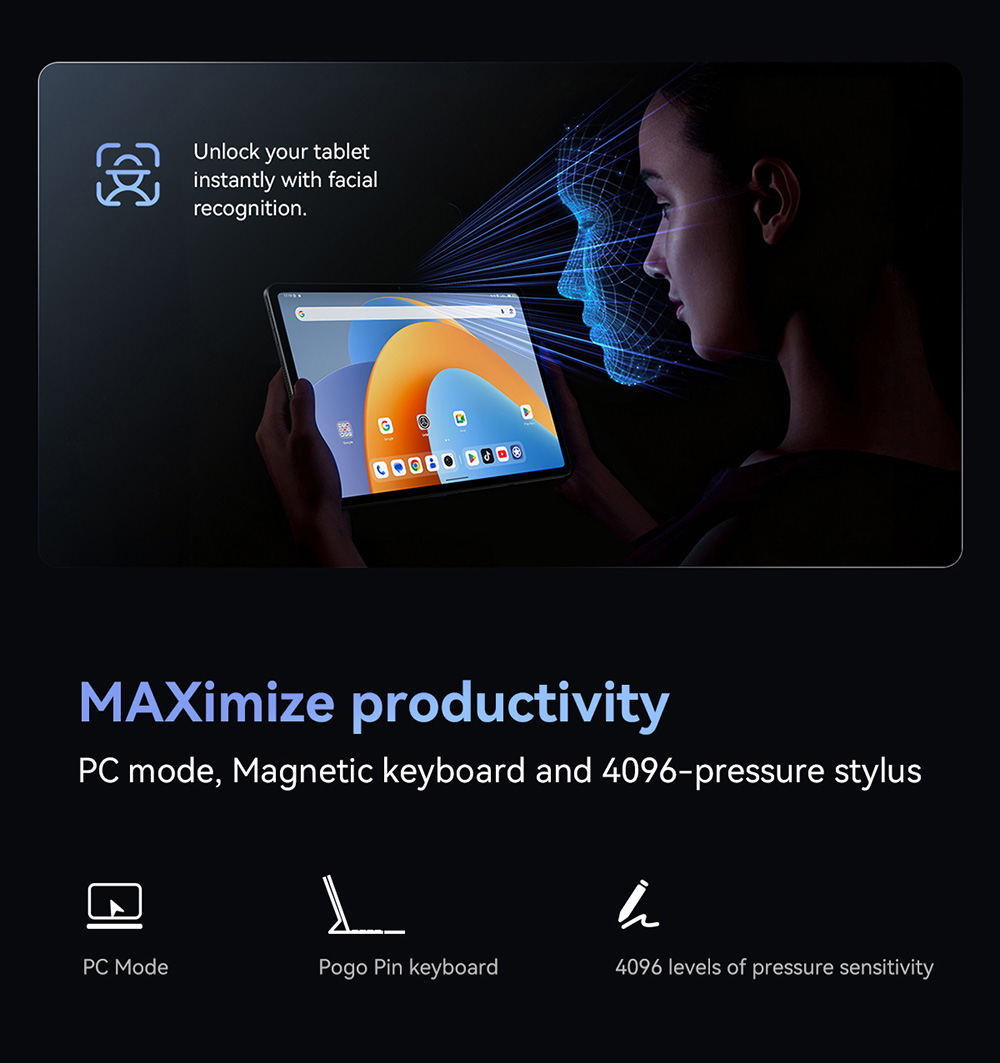 ALLDOCUBE iPlay 70 Max Pro Tablet, 13