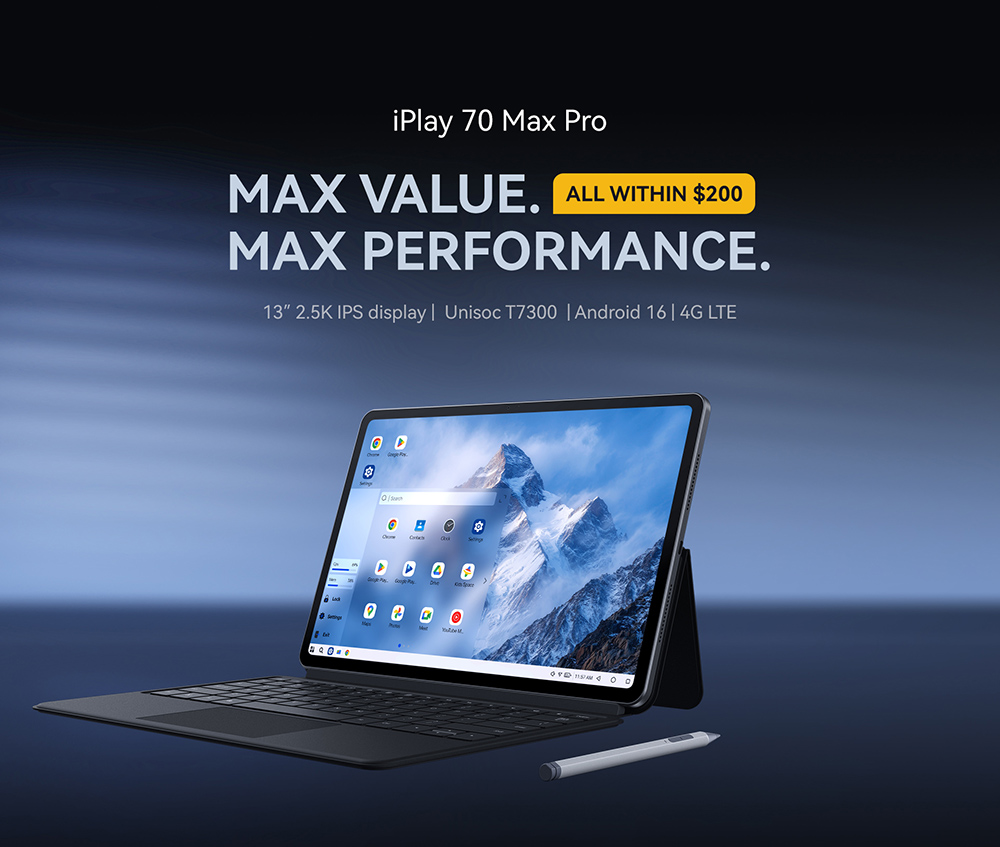 ALLDOCUBE iPlay 70 Max Pro Tablet-Set, 13