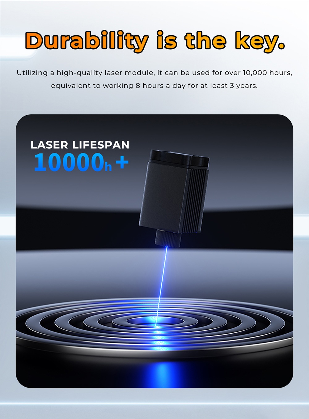 Carverall K4 3W Mini-Lasergravierer, 0,05 mm Pr&auml;zision, 80 &times; 75 mm Arbeitsbereich, 1000 mm/min Geschwindigkeit, WLAN-Konnektivit&auml;t, 10.000 Stunden Laserlebensdauer, kompatibel mit CutLabX und LightBurn, f&uuml;r Holz, Leder/Papier/Kunststoff