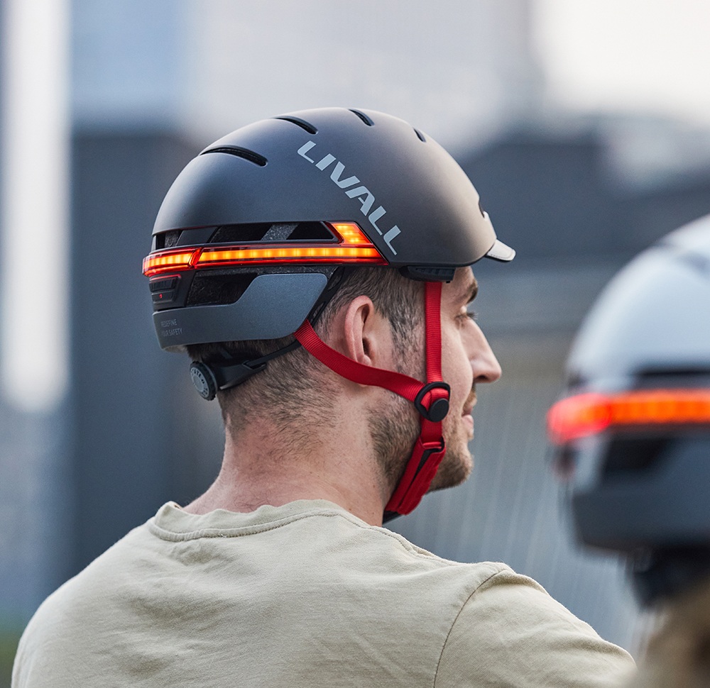 LIVALL BH51M NSO Smart Helmet, JBL Open-Ear Audio, 53 LED Safety Lights, Auto On/Off, 12H Battery Life, FIDLOCK Magnetic Buckle, Remote Control & Anti-loss Alert - Large
