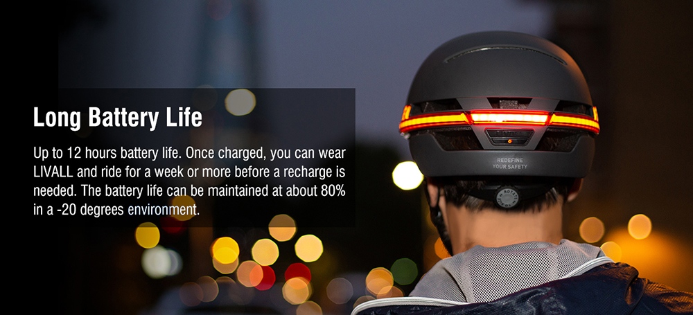 LIVALL BH51M NSO Smart Helmet, JBL Open-Ear Audio, 53 LED Safety Lights, Auto On/Off, 12H Battery Life, FIDLOCK Magnetic Buckle, Remote Control & Anti-loss Alert - Large