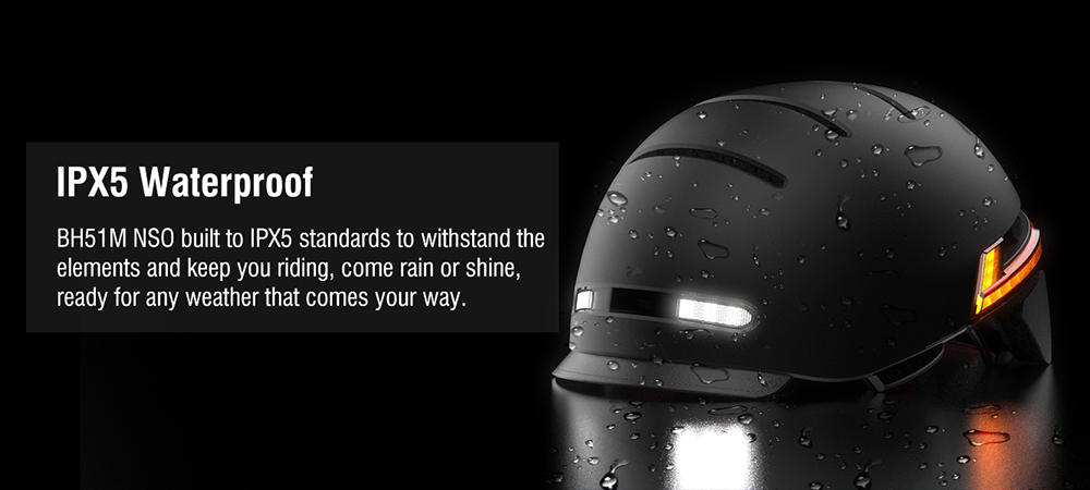 LIVALL BH51M NSO Smart Helmet, JBL Open-Ear Audio, 53 LED Safety Lights, Auto On/Off, 12H Battery Life, FIDLOCK Magnetic Buckle, Remote Control & Anti-loss Alert - Large