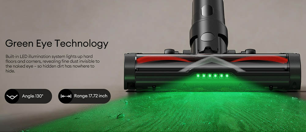 Ultenic U18 Power Pro Cordless Vacuum Cleaner, 55kPa Powerful Suction, 600W Motor, Up to 80 Min Runtime, Anti-Tangle Roller Brush, Smart LED Display, 6-Layer Filtration, Wall-Mount Charging Dock for Pet Hair & Hard Floors