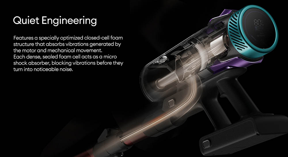 Ultenic U18 Power Pro Cordless Vacuum Cleaner, 55kPa Powerful Suction, 600W Motor, Up to 80 Min Runtime, Anti-Tangle Roller Brush, Smart LED Display, 6-Layer Filtration, Wall-Mount Charging Dock for Pet Hair & Hard Floors