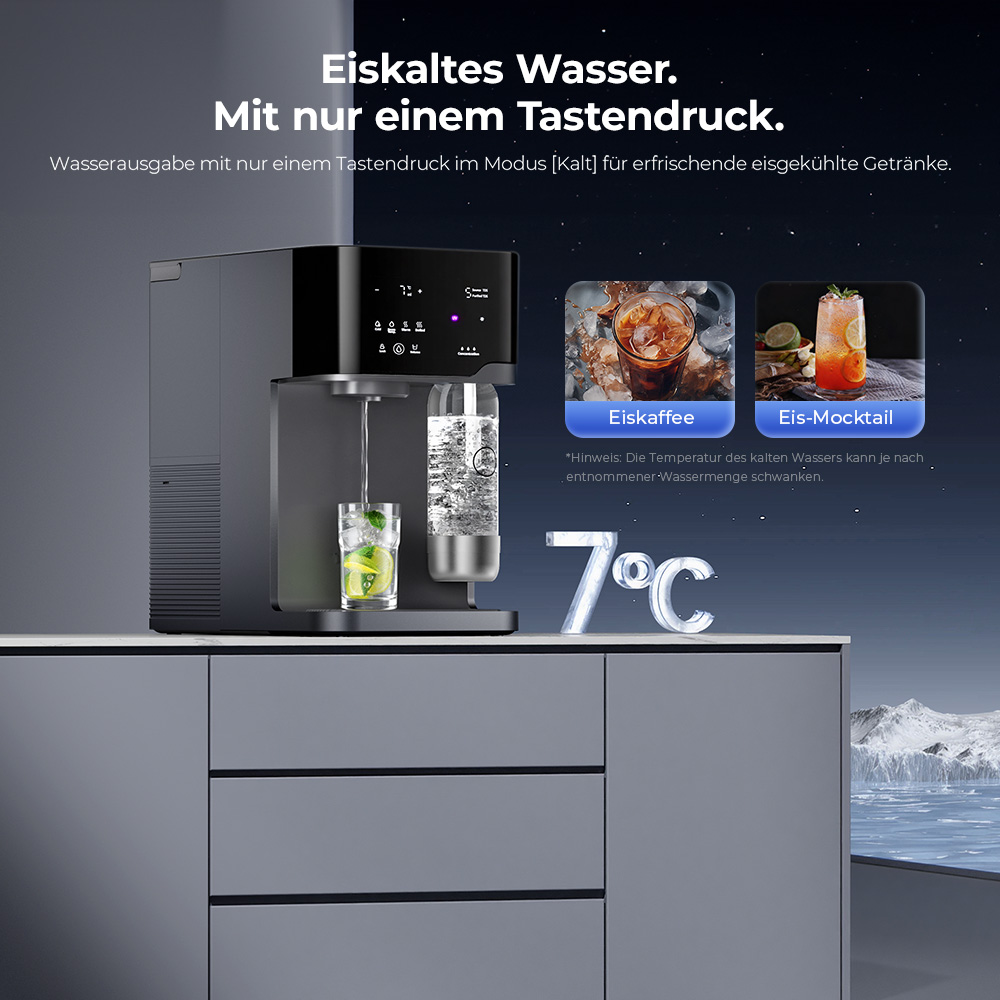 Hydrofast C300 RO Tischwasserfilter + HF04 Kombifilter