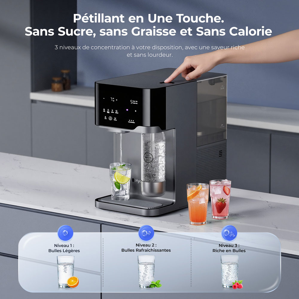 Hydrofast C300 Purificateur d’Eau de Comptoir RO + HF04 Filtre Composite
