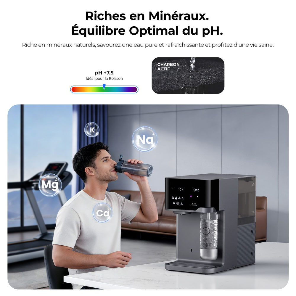 Hydrofast C300 Purificateur d’Eau de Comptoir RO + HF04 Filtre Composite