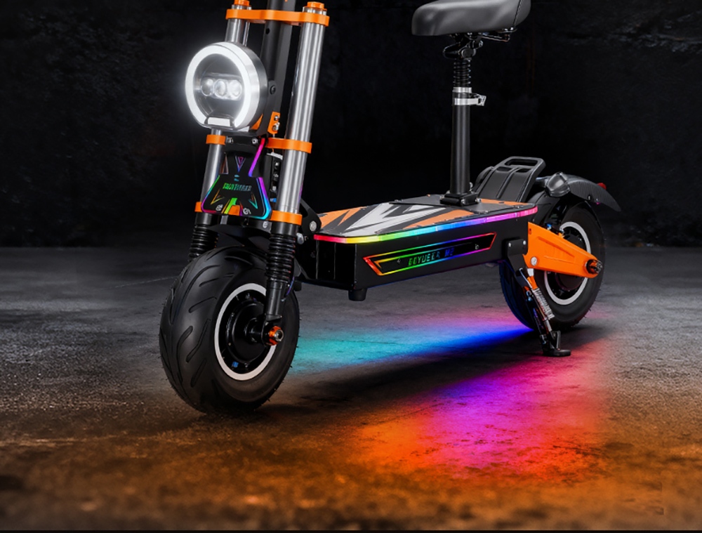 BOYUEDA M2 Electric Scooter, 10000W Dual Motor, 95km/h Speed, 72V 40Ah 2880Wh Lithium Battery, 150km Max Range, 45° Climbing, 12" Off-Road Tires, Hydraulic Disc Brakes, Dual Suspension, NFC Unlock, 200kg Load