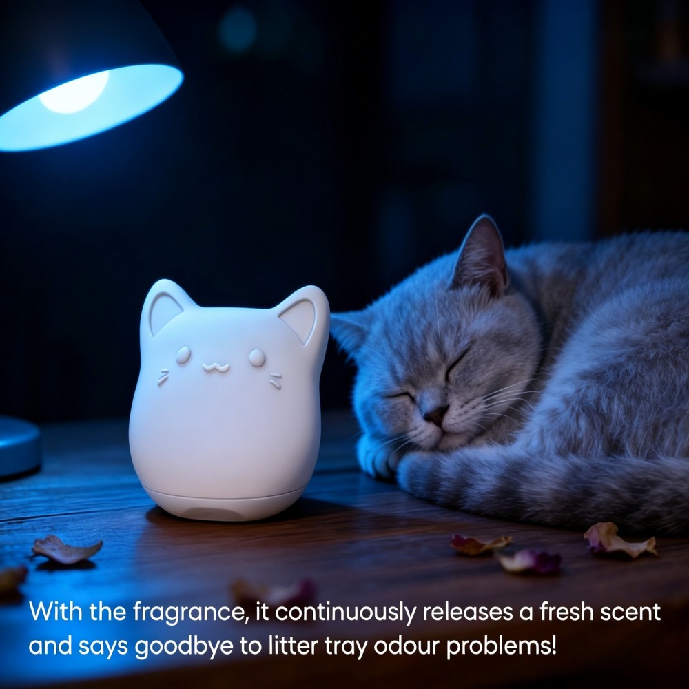 Crigge MINI-C Smart Katzentoilette, Selbstreinigungssystem mit offener Oberseite, Steuerung per WLAN-App, Gesundheits&uuml;berwachung, fl&uuml;sterleiser Betrieb (35 dB), zwei Infrarot-Sicherheitssensoren, automatische Abfalltrennung, abnehmbare Trommel, integrierte Geruchsfilterkartusche