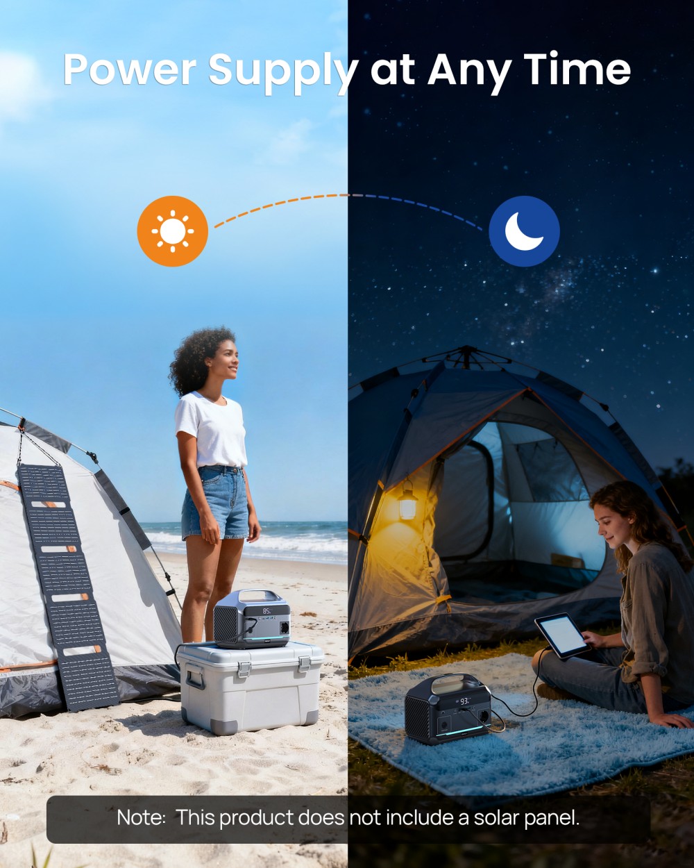 DaranEner NEO300L Tragbare Powerstation, 288 Wh LiFePO4-Akku, 350 W reiner Sinus-Wechselstromausgang, 600 W Spitzenleistung, 100 W Solareingang, 60 W USB-C PD, zwei 18-W-USB-A-Anschl&uuml;sse, 120-W-Kfz-Steckdose, MPPT, BMS, USV, &uuml;ber 3500 Ladezyklen