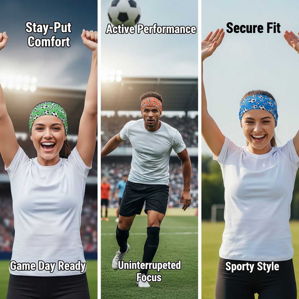 Elastisches Sportstirnband (Farbe zuf&auml;llig)