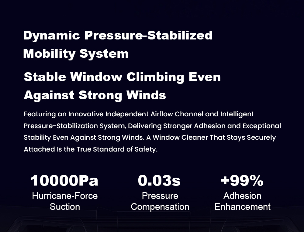 Liectroux G9 Window Cleaning Robot, 10000Pa Suction, Dual-Engine Bionic Cleaning Arms, 8-Nozzle High-Pressure Water Spray, 120ml Water Tank, 5 Cleaning Modes, Tuya App & Remote Control, UPS Backup Battery