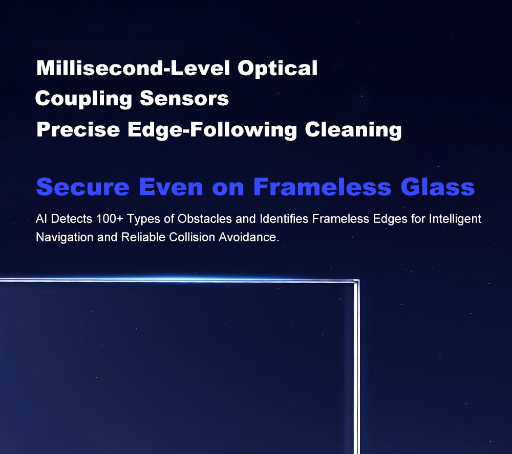 Liectroux G9 Window Cleaning Robot, 10000Pa Suction, Dual-Engine Bionic Cleaning Arms, 8-Nozzle High-Pressure Water Spray, 120ml Water Tank, 5 Cleaning Modes, Tuya App & Remote Control, UPS Backup Battery