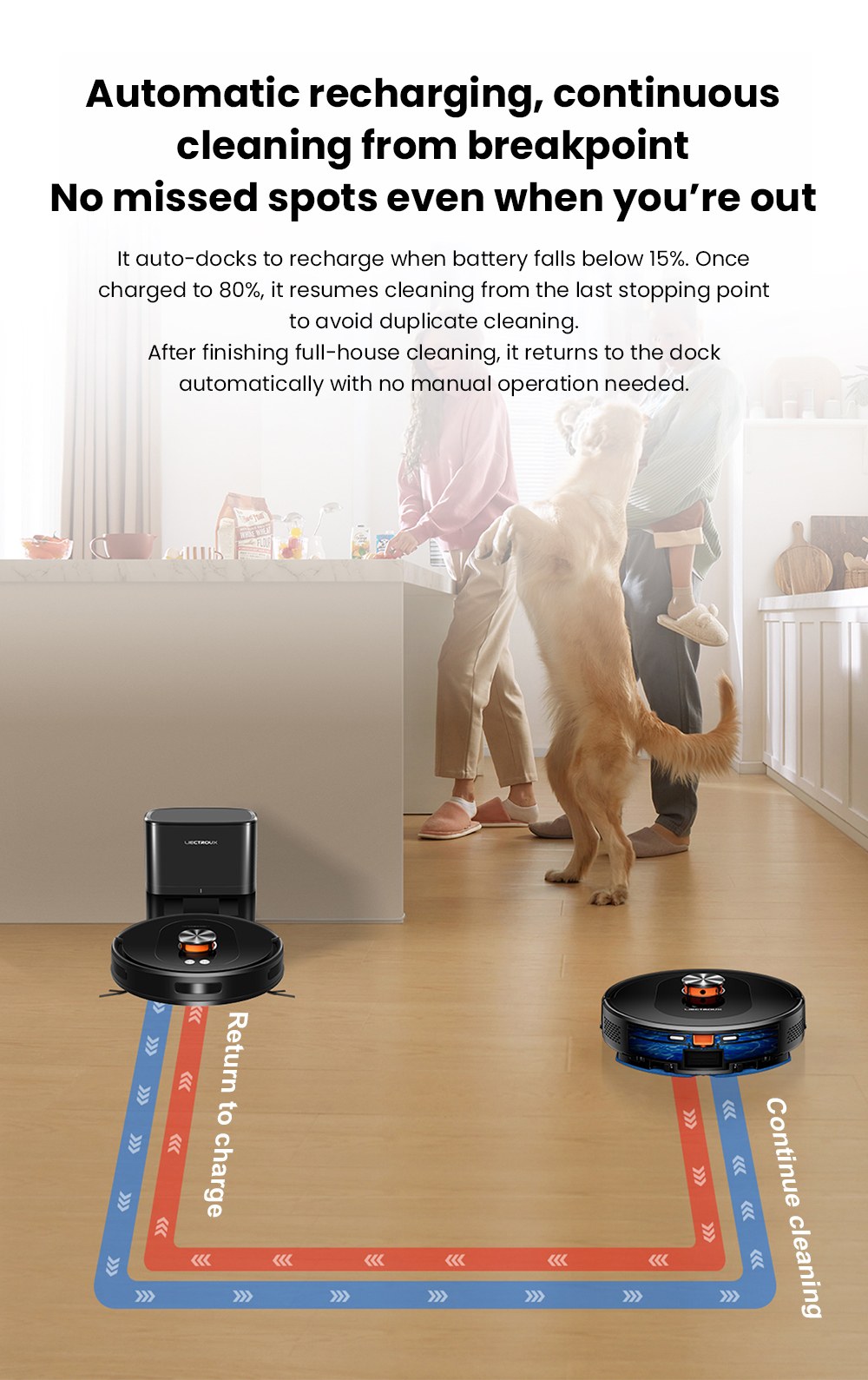 Liectroux T9 LDS Robot Vacuum and Mop, 6500Pa Suction, Wet & Dry Cleaning, LiDAR Laser Navigation, 3L Auto-Empty Station, Anti-Tangle Side Brush, 220ml Water Tank, 3-Level Water Flow, 20mm Threshold Climbing, App & Voice Control