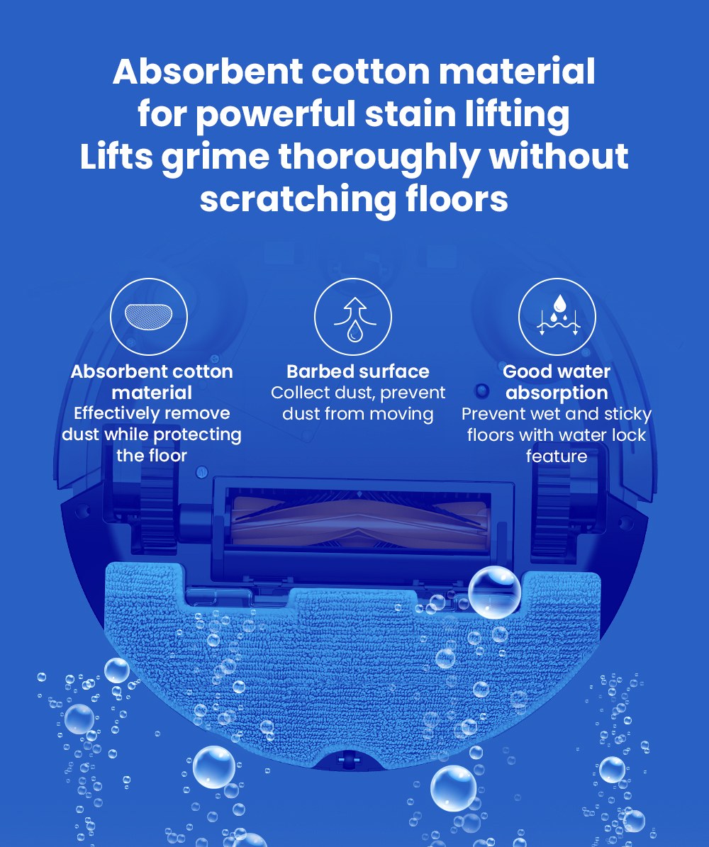Liectroux T9 LDS Robot Vacuum and Mop, 6500Pa Suction, Wet & Dry Cleaning, LiDAR Laser Navigation, 3L Auto-Empty Station, Anti-Tangle Side Brush, 220ml Water Tank, 3-Level Water Flow, 20mm Threshold Climbing, App & Voice Control