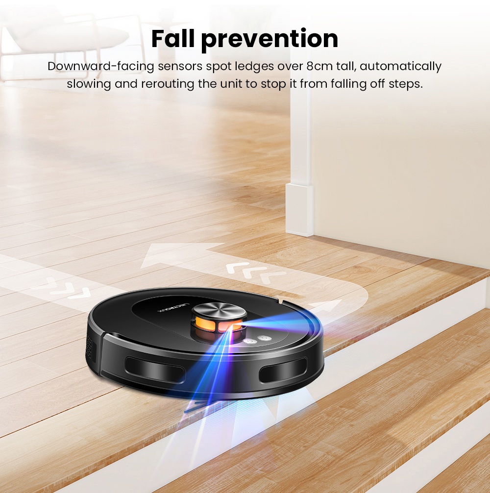 Liectroux T9 LDS Robot Vacuum and Mop, 6500Pa Suction, Wet & Dry Cleaning, LiDAR Laser Navigation, 3L Auto-Empty Station, Anti-Tangle Side Brush, 220ml Water Tank, 3-Level Water Flow, 20mm Threshold Climbing, App & Voice Control
