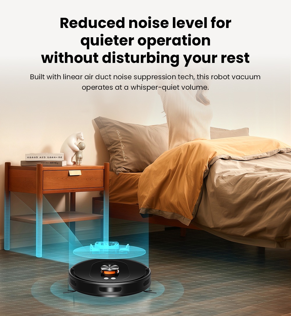 Liectroux T9 LDS Robot Vacuum and Mop, 6500Pa Suction, Wet & Dry Cleaning, LiDAR Laser Navigation, 3L Auto-Empty Station, Anti-Tangle Side Brush, 220ml Water Tank, 3-Level Water Flow, 20mm Threshold Climbing, App & Voice Control