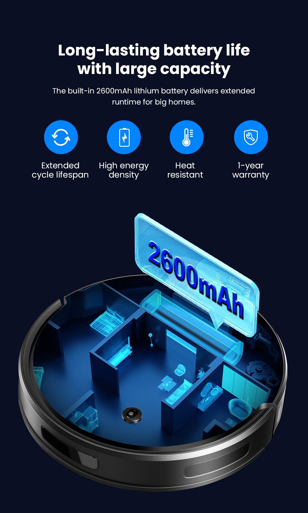 Liectroux T9 LDS Robot Vacuum and Mop, 6500Pa Suction, Wet & Dry Cleaning, LiDAR Laser Navigation, 3L Auto-Empty Station, Anti-Tangle Side Brush, 220ml Water Tank, 3-Level Water Flow, 20mm Threshold Climbing, App & Voice Control