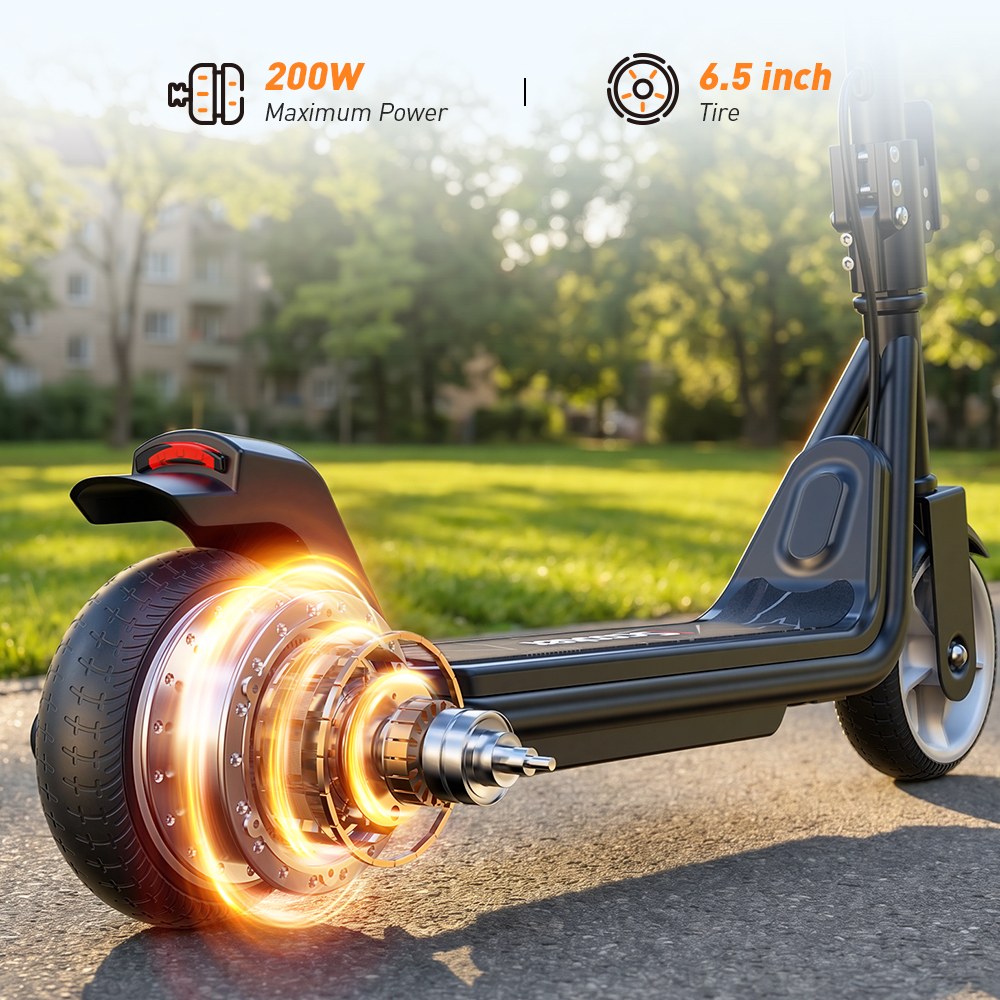 Detský elektrický kolobežka iScooter iK3Max, motor 200 W, batéria 21,6 V 4,5 Ah, 6,5