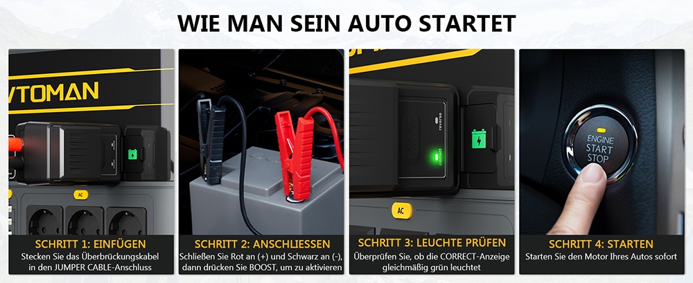 VTOMAN FlashSpeed 2400 Tragbare Powerstation, 1408Wh LiFePO4-Batterie, 2400W AC-Ausgang, 3200W Spitzenleistung, 12 Ausgangsanschlüsse, 100W USB-C, 600W Solar-Eingang, 1500W AC-Eingang, <10ms USV