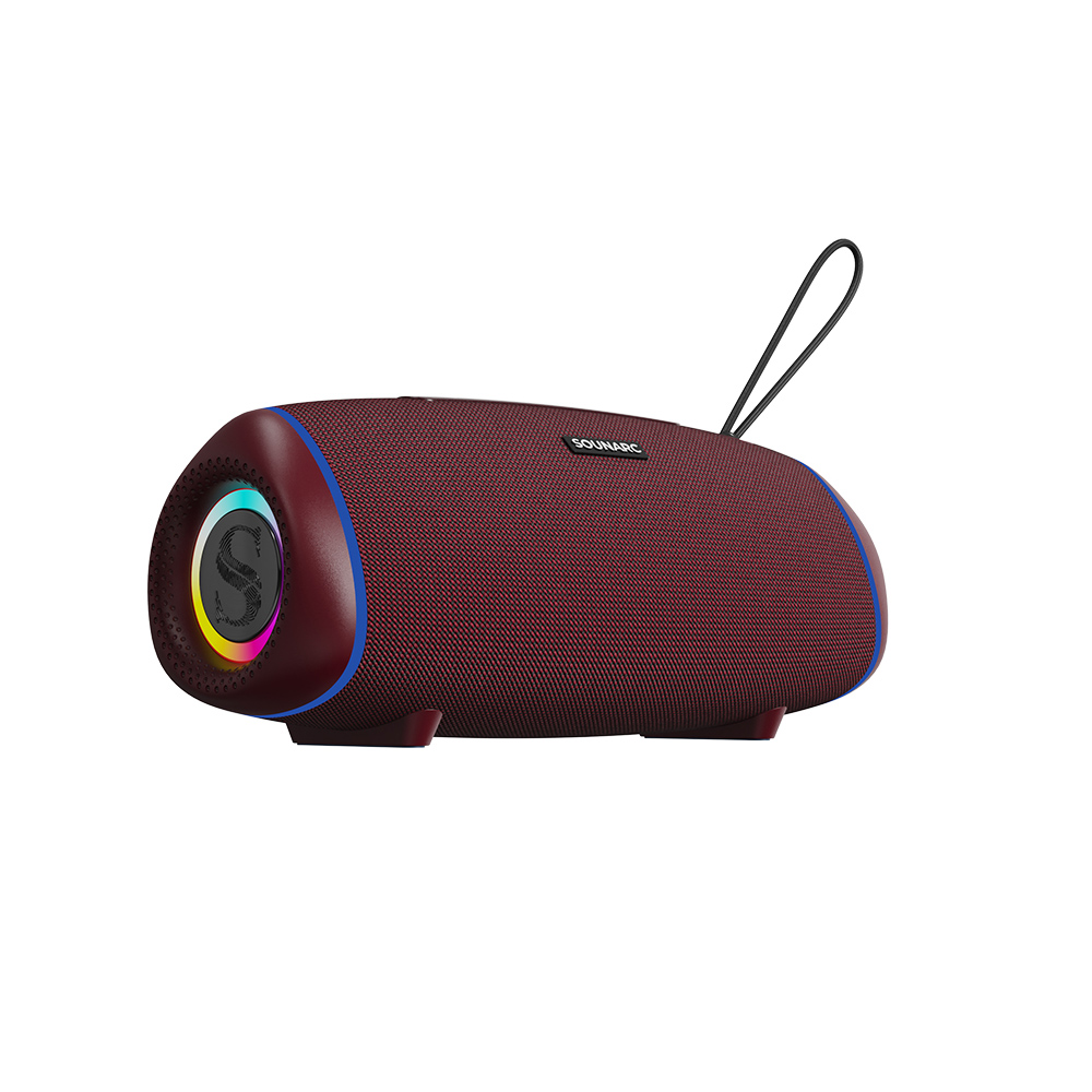 SOUNARC R1 Tragbarer Bluetooth-Lautsprecher - Lila Rot
