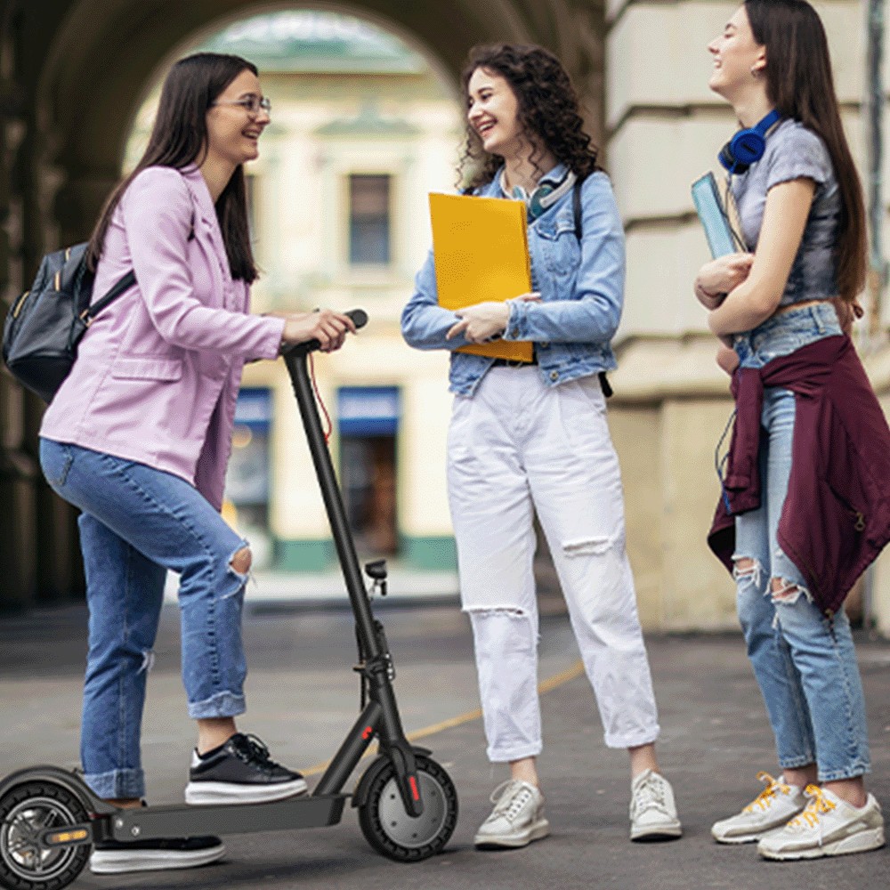 E9T MAX ABE Elektroroller, 500W Motor, 36V10Ah Batterie, 20km/h Geschwindigkeit, 40km Reichweite, 10" Wabenreifen, elektronische Daumenbremse & Scheibenbremse am Lenker, 120kg maximale Belastung