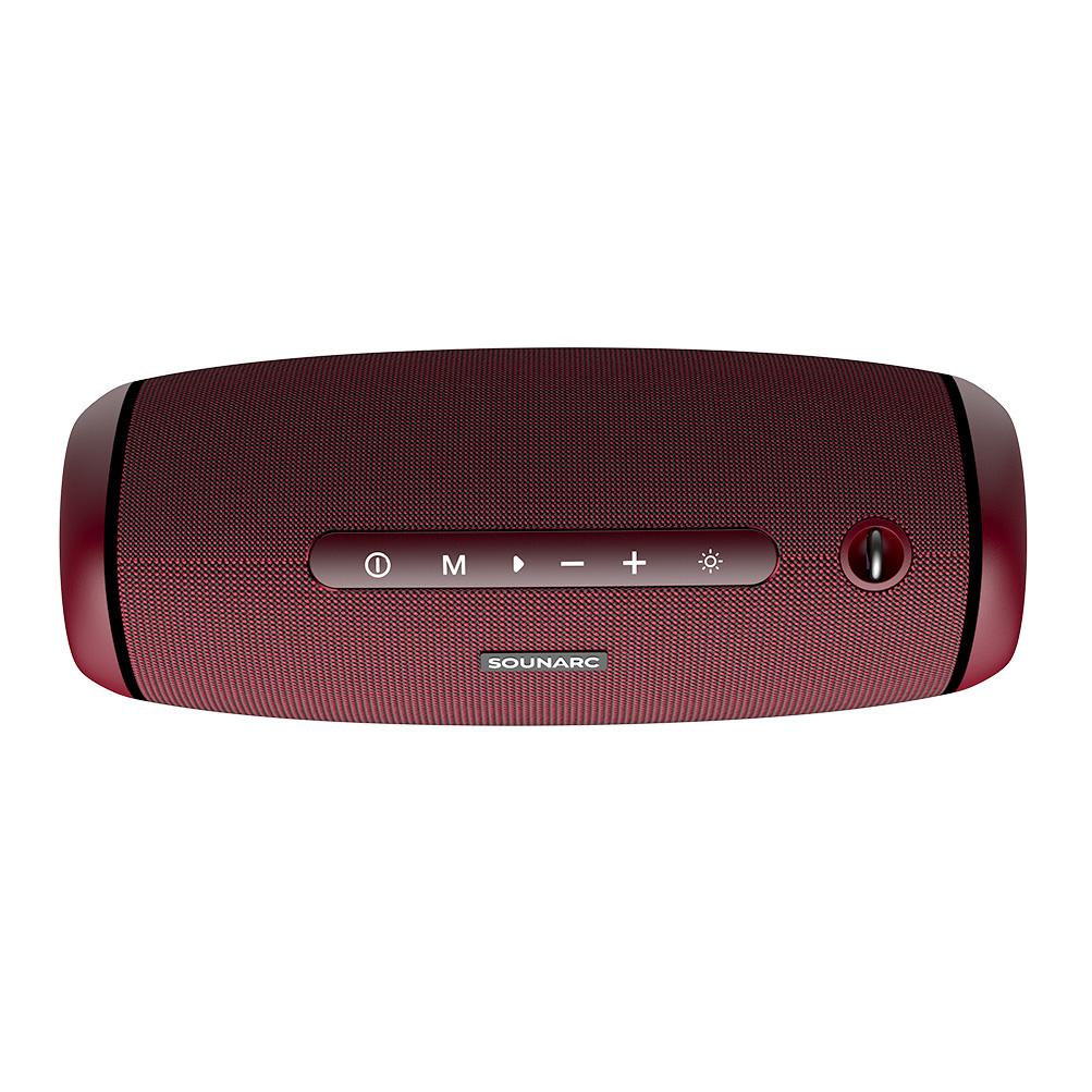 SOUNARC R1 Tragbarer Bluetooth-Lautsprecher - Lila Rot