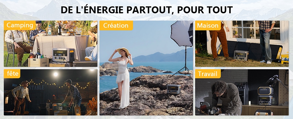 Station d'alimentation portable VTOMAN FlashSpeed 2400, batterie LiFePO4 de 1408Wh, sortie AC de 2400W, puissance de pointe de 3200W, 12 ports de sortie, USB-C de 100W, entr&eacute;e solaire de 600W, entr&eacute;e AC de 1500W, UPS <10ms