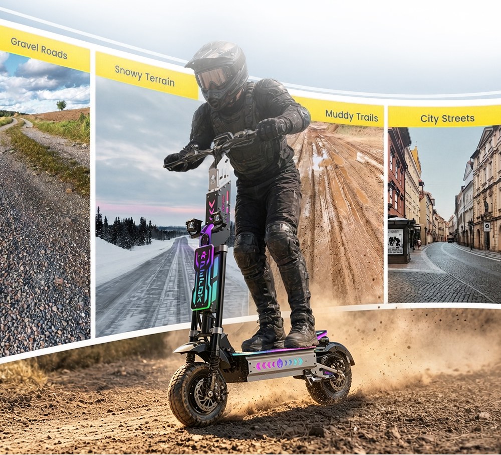 APEFOX T90 Ultra Faltbarer Elektroroller, 2 x 5000 W Doppelmotor, 72 V 40 Ah Akku, 95 km/h H&ouml;chstgeschwindigkeit, 150 km Reichweite, 13-Zoll-Gel&auml;ndereifen, LCD-Display, 150 kg maximale Zuladung, hydraulische Scheibenbremsen, Federung