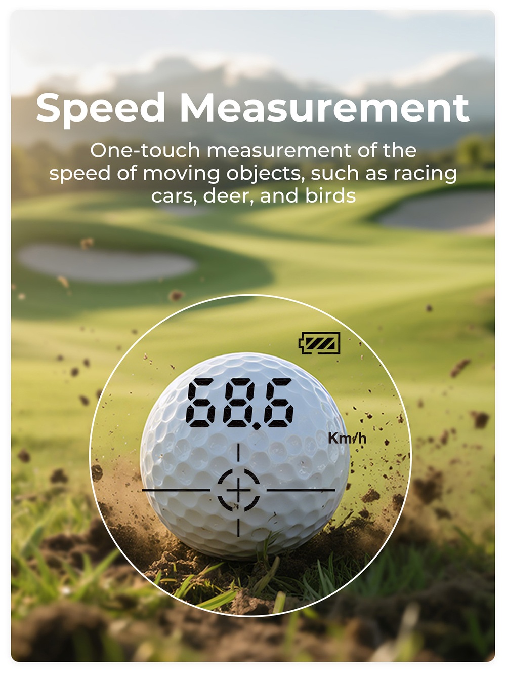 T&eacute;l&eacute;m&egrave;tre de golf CIGMAN CT1200PRO, port&eacute;e de 1&nbsp;312 yards, pr&eacute;cision de &plusmn;1 yard, mesure rapide en 0,05 s, compensation de pente, verrouillage du drapeau avec vibration, transmission de la lumi&egrave;re &agrave; 85&nbsp;%, &eacute;cran tactile HD, &eacute;tanch&eacute;it&eacute; IP54