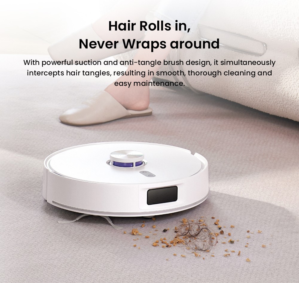 Refurbished Narwal Freo S Robot Vacuum and Mop, Auto Dust Collection, 8000Pa Suction, Smart Navigation & Voice Control
