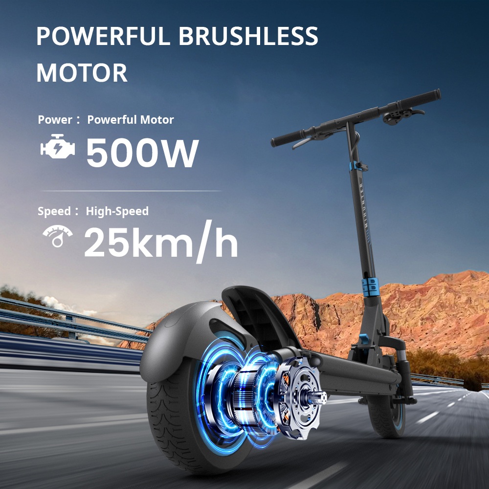 SIGMA K07S Faltbarer Elektroroller, 500-W-B&uuml;rstenlosmotor, 48-V-13-Ah-Lithium-Akku, 40 km Reichweite, 25 km/h H&ouml;chstgeschwindigkeit, 8-Zoll-Luftreifen, Sto&szlig;d&auml;mpfer vorne und hinten, E-ABS-Bremssystem